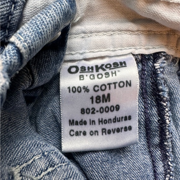 Toddler Overalls- Oshkosh & Carters 18m - Picture 6 of 7